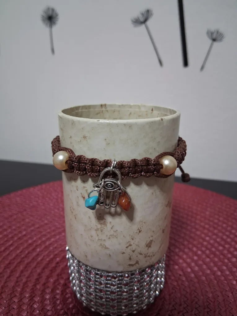Macrame 'Hamsa' Bracelet thumbnail