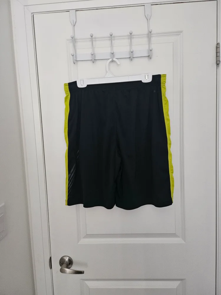 Nike Black & Yellow Athletic Shorts image indicator(3)