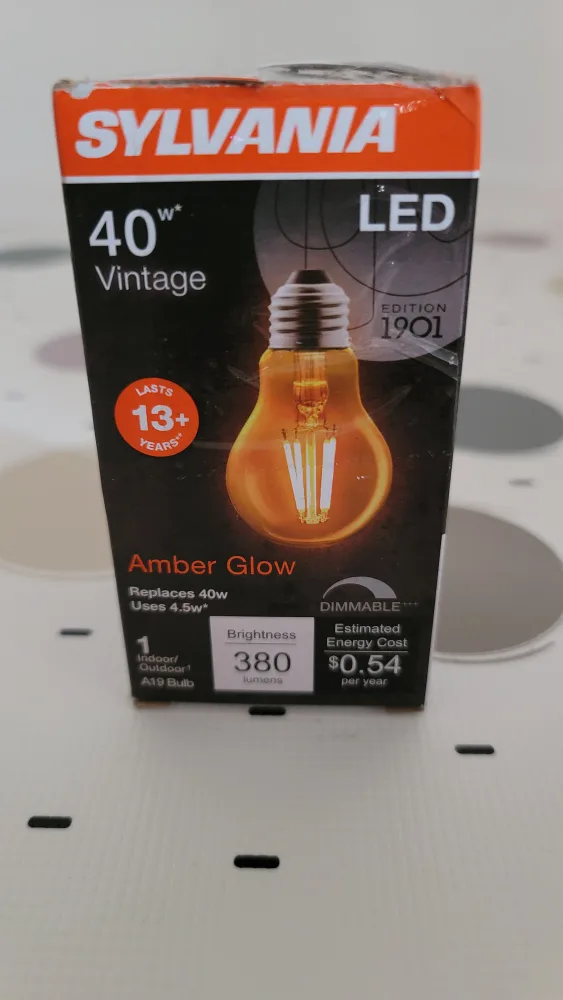 SYLVANIA Vintage LED Amber Glow Light Bulb thumbnail