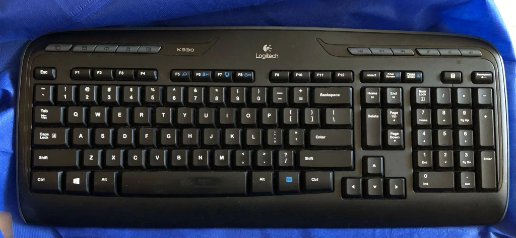 Logitech K330 Keyboardseparately. #freecycle