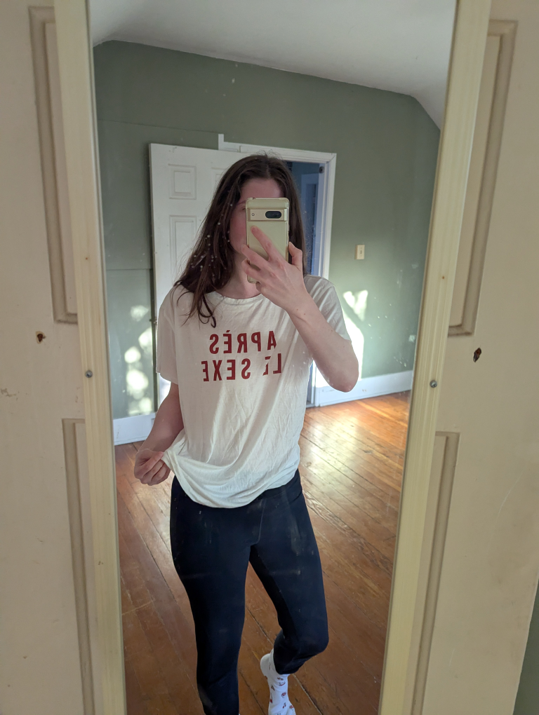 NWT APRES LE SEXE Boyfriend Tee - photo 4