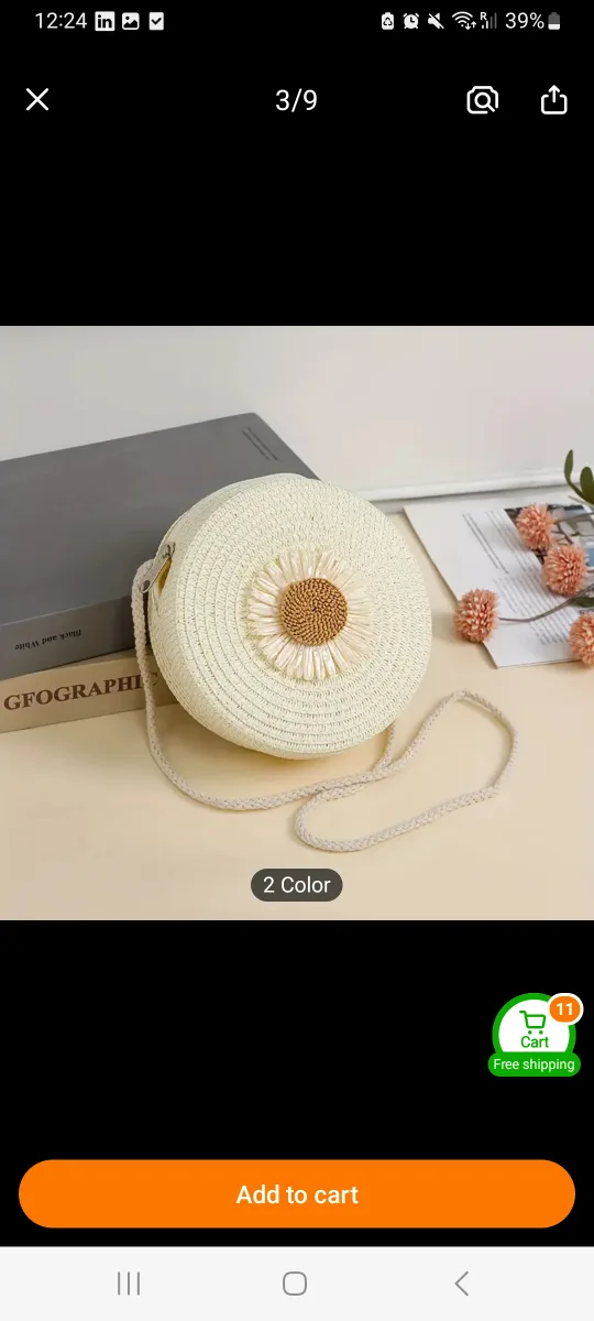 Olivia Miller Floral Cube Crossbody Bag image indicator(5)