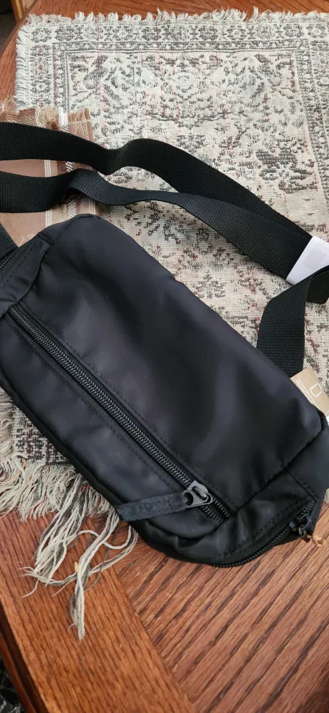 Black Fanny Pack. thumbnail