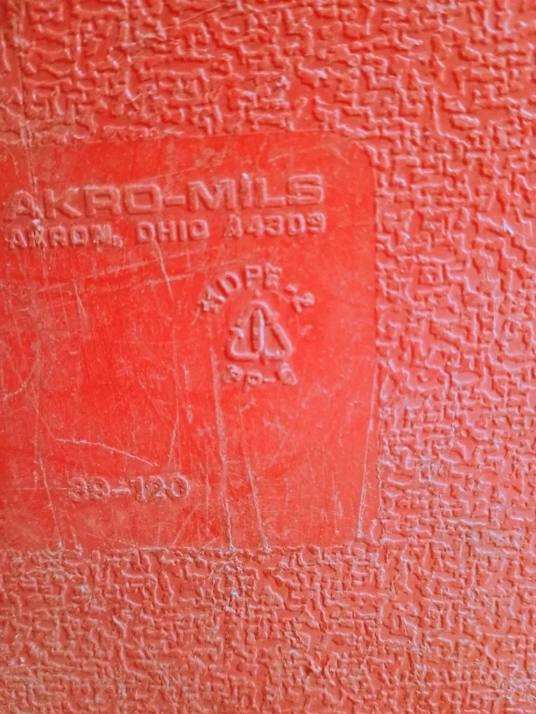 JUNE SALE! Large Red Plastic Storage / Shipping/ Moving Bins image indicator(4)