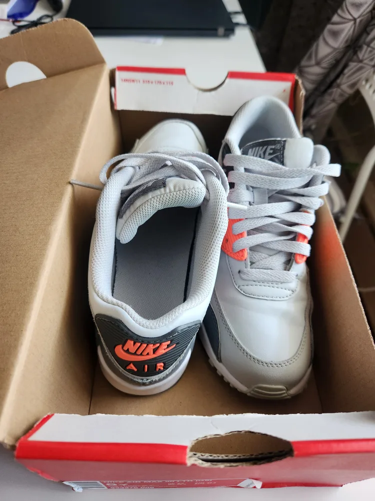 Nike Air Max 90 - Grey and Orange thumbnail