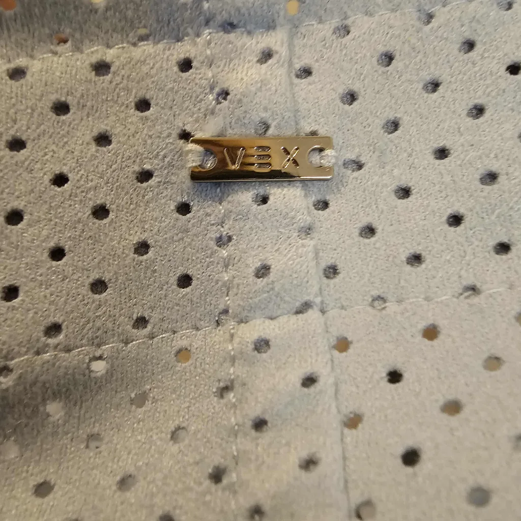 Light Blue Vex Collection Women's Suede Waterfall Jacket image indicator(4)