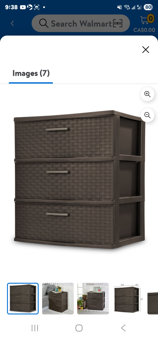 Sterilite 3-Drawer Woven Tower - photo 4