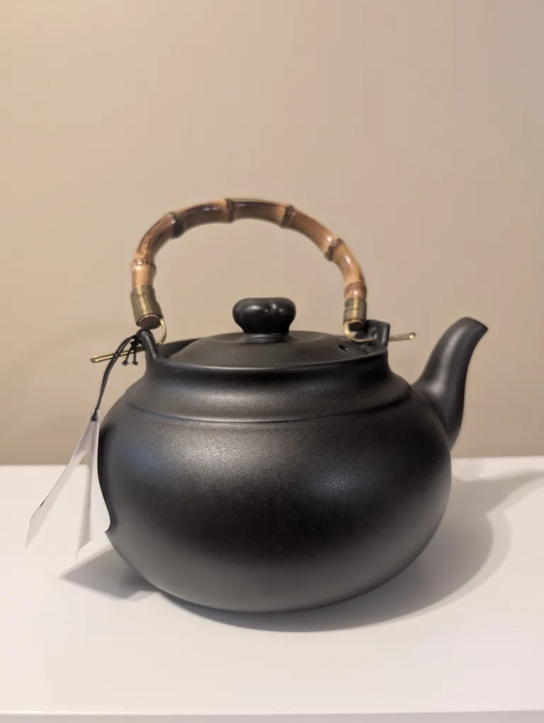 Joyce Chen Stovetop Ceramic Tea Kettle - 2 Quarts thumbnail