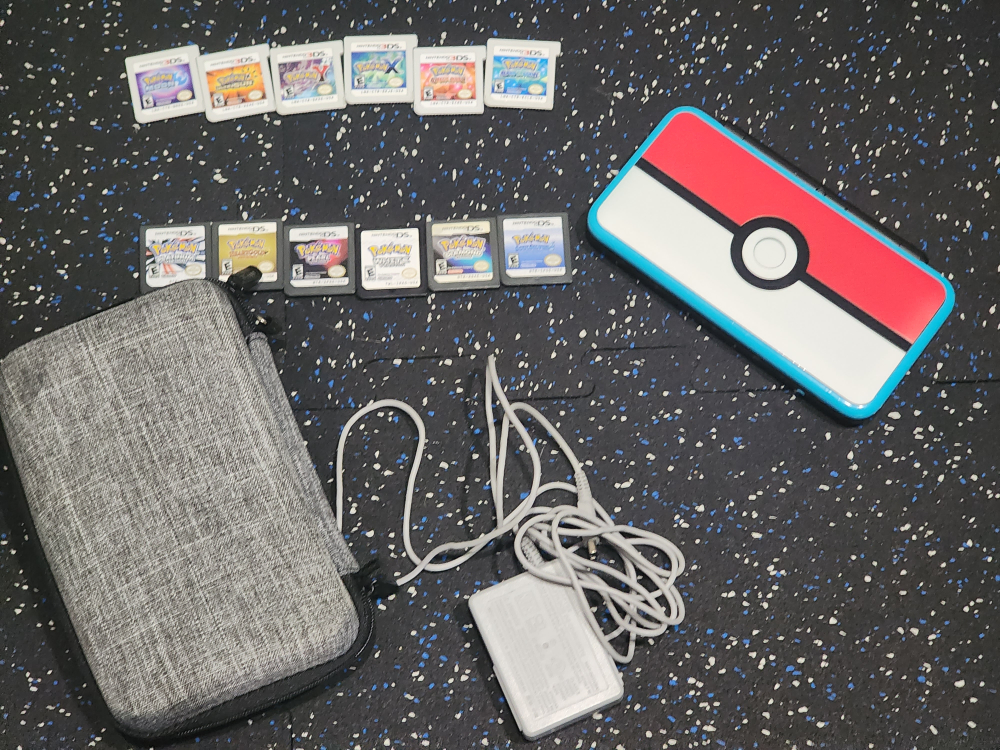 Nintendo 2DS with Pokémon Games
