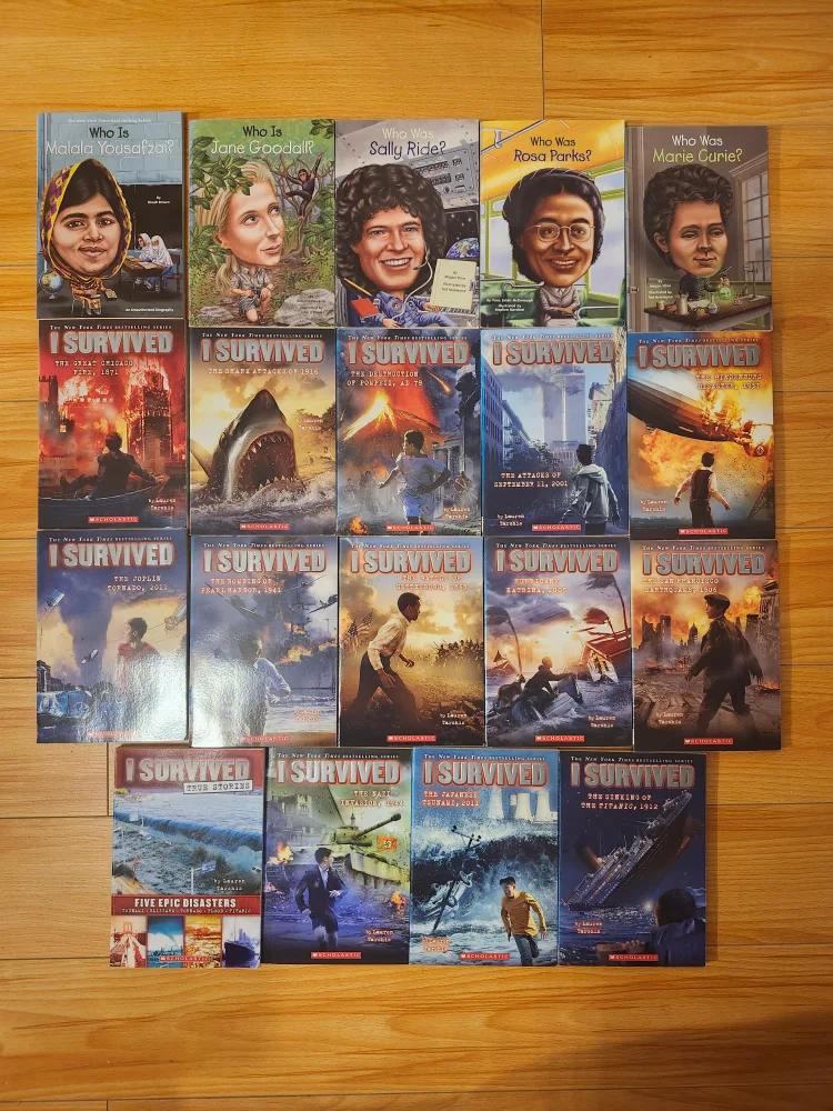 Scholastic Books - 'I Survived' Series and 'Who Was' Series thumbnail