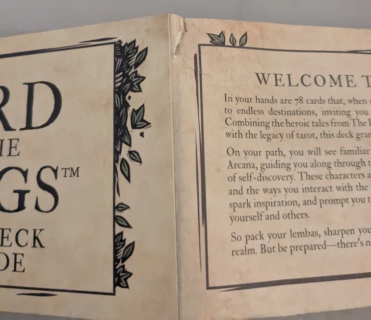 Lord of the Rings Tarot Deck image indicator(4)