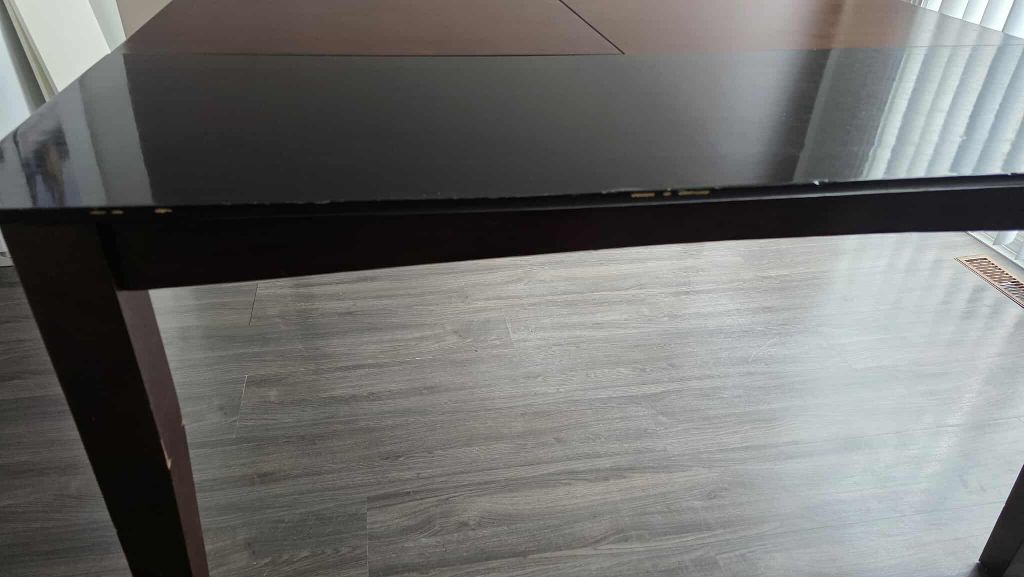 Dark Brown Extendable Dining Table - photo 2