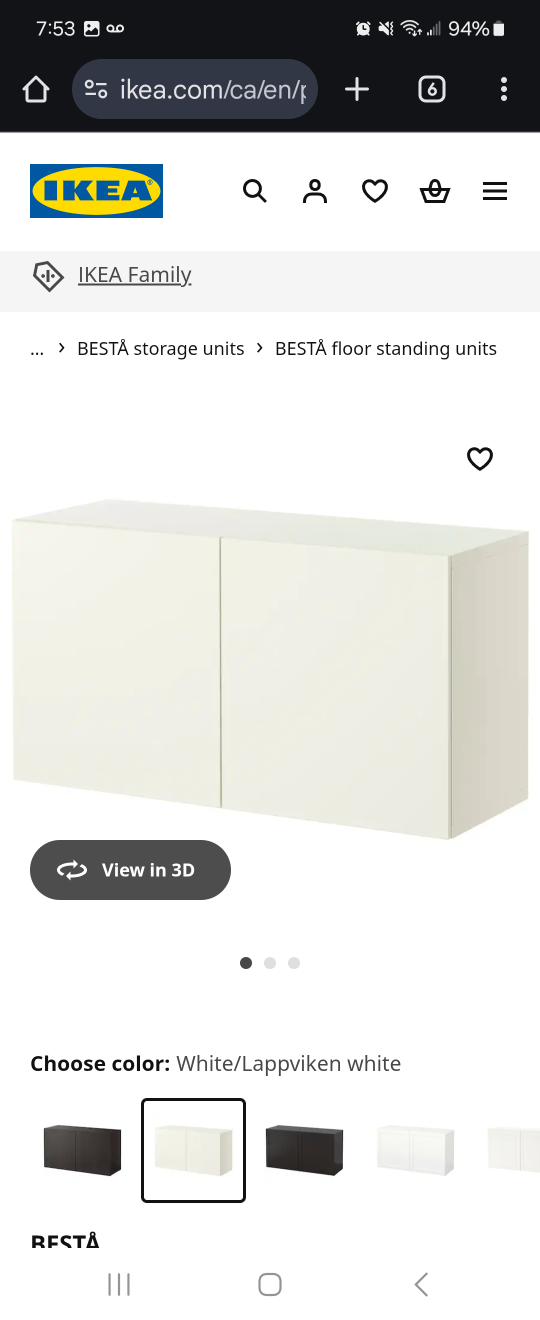 IKEA BESTÅ White Storage Unit - Like New!