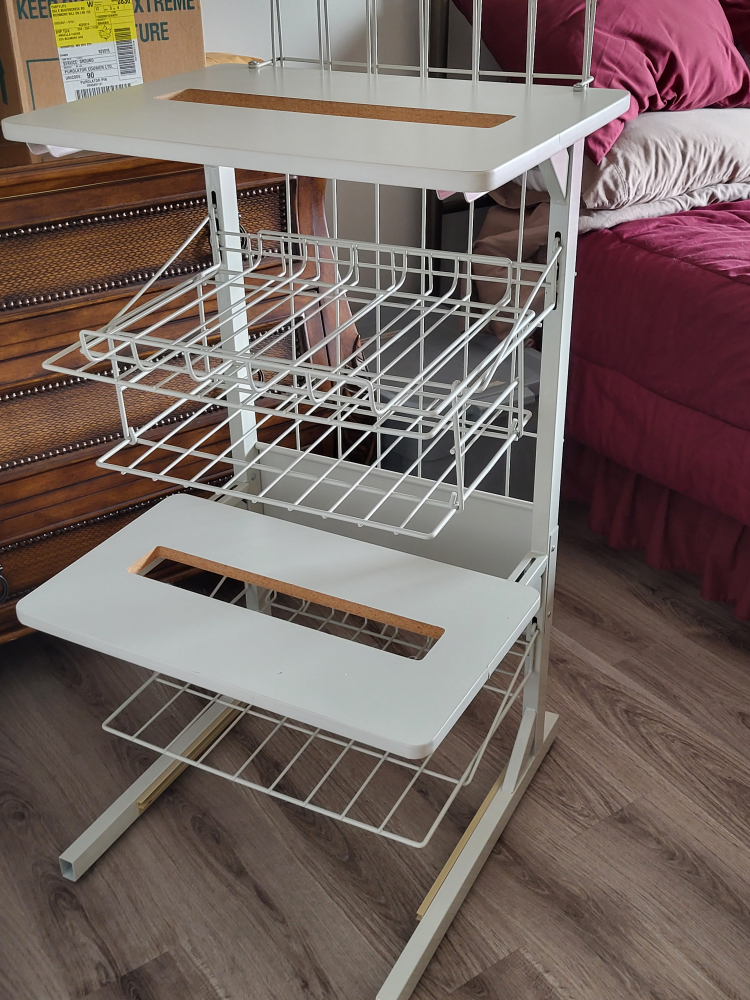 TV stand & older printer stand