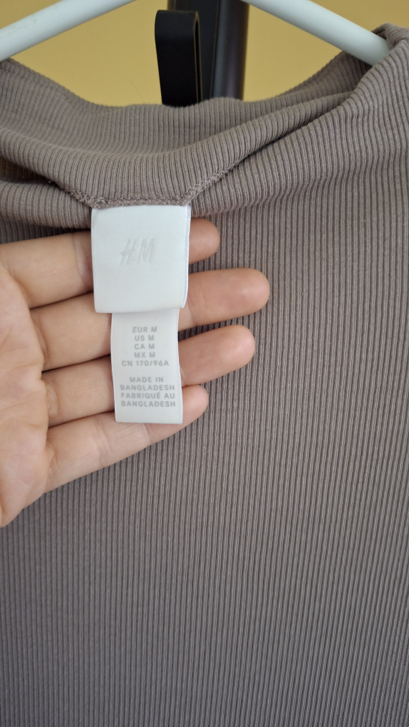 H&M Ribbed Long Sleeve Dress - Size M - photo 3
