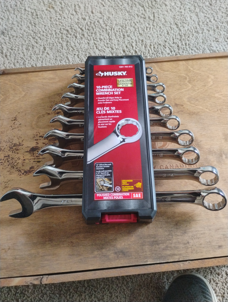HUSKY 10-Piece Combination Wrench Set