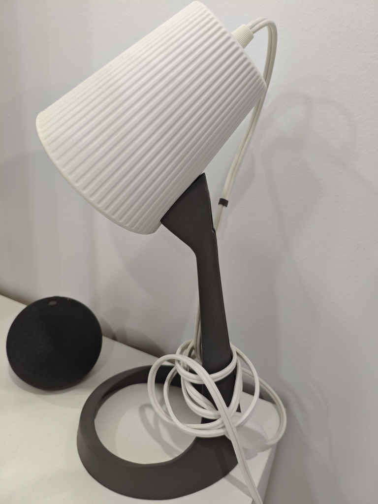 Table Lamp - White & Black