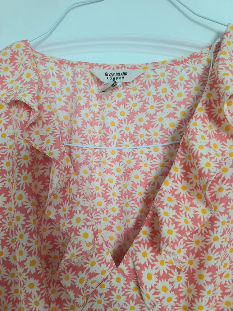 River Island Pink Floral Print Dress image indicator(3)