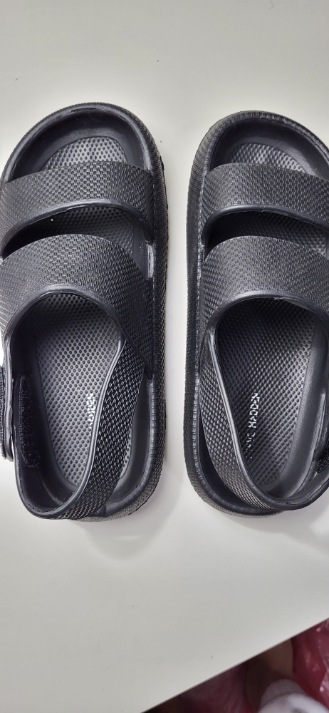 Black Sandals with Adjustable Straps