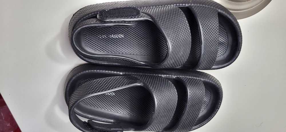 Black Sandals with Adjustable Straps - photo 2