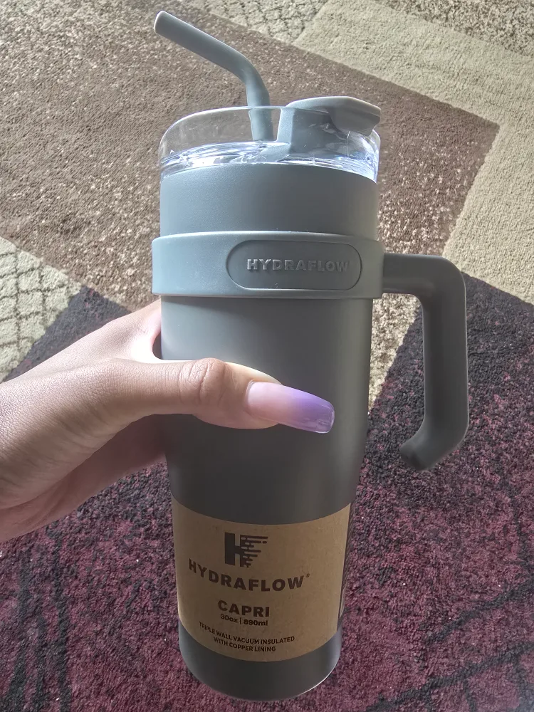 Hydraflow Capri Tumbler - Grey 30oz thumbnail