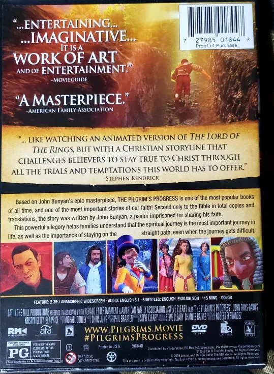 The Pilgrim's Progress DVD plus more & Christian. image indicator(2)