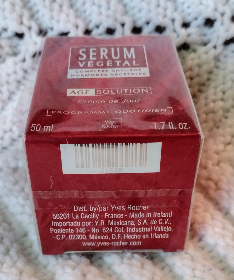 Yves Rocher Serum Vegetal Age Solution Day Cream Sealed 50mL - photo 5