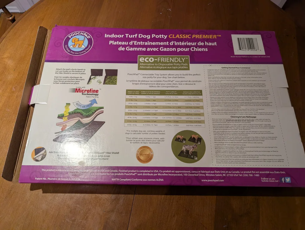 PoochPad Indoor Turf Dog Potty - New in Box image indicator(2)