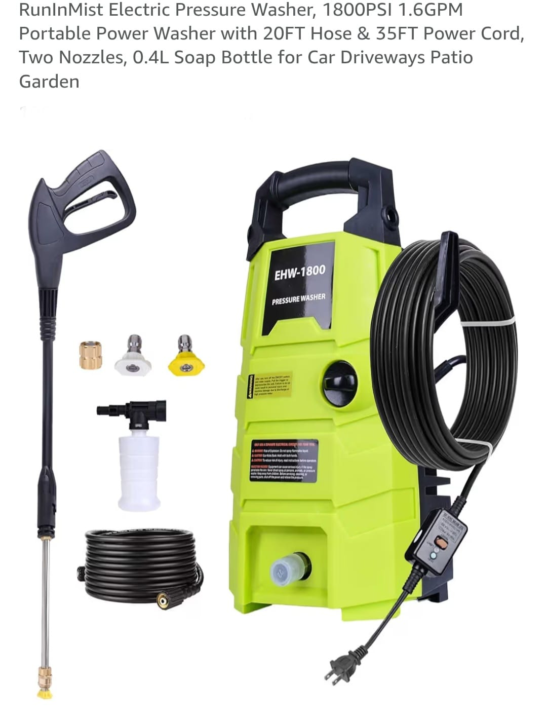 Electric Pressure Washer