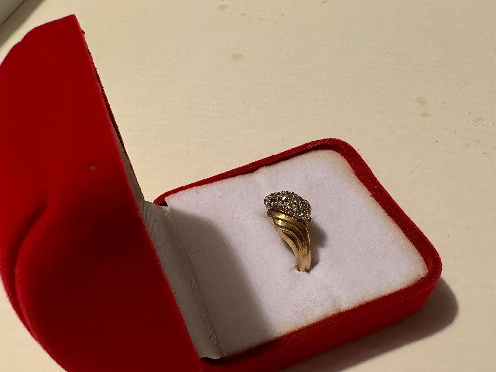 Diamond Ring, 14 Karat Yellow & White Gold image indicator(2)