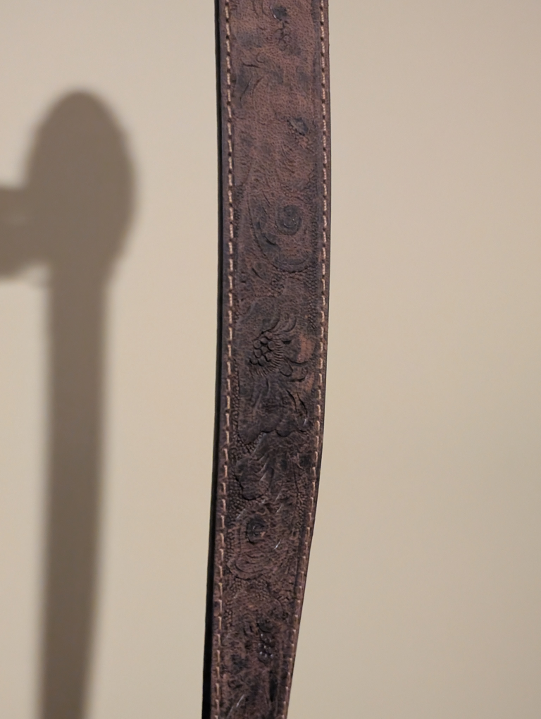 Crown Royal Brown Leather Belt - photo 3
