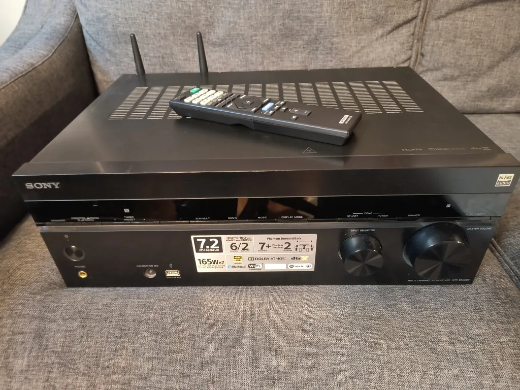 Sony STR-DN1080 7.2 AV Receiver Amp - BT, Wifi, Streaming thumbnail