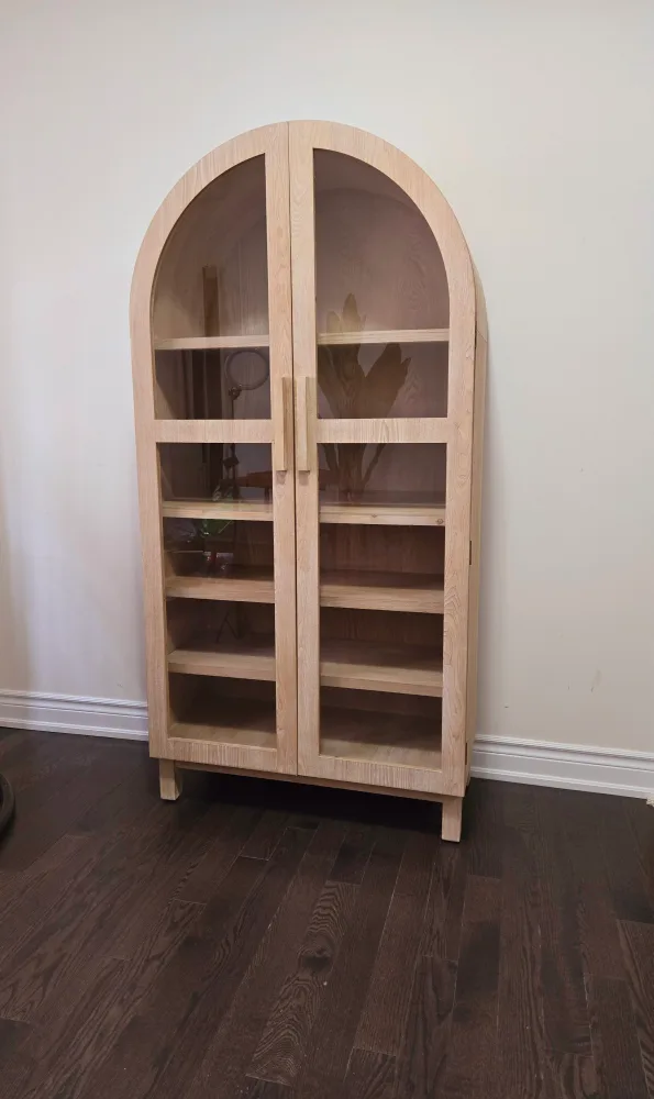 Wooden Cabinet with Glass Doors thumbnail