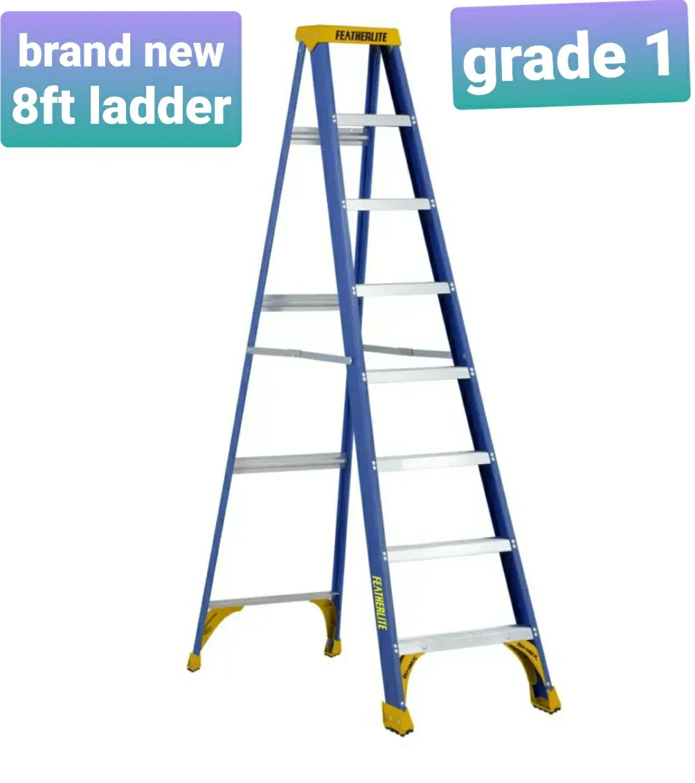 Brand New 8ft Featherlite Ladder thumbnail