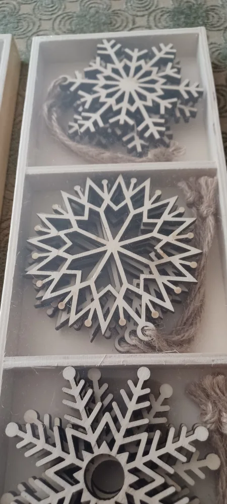 Snowflake Ornaments Set image indicator(3)