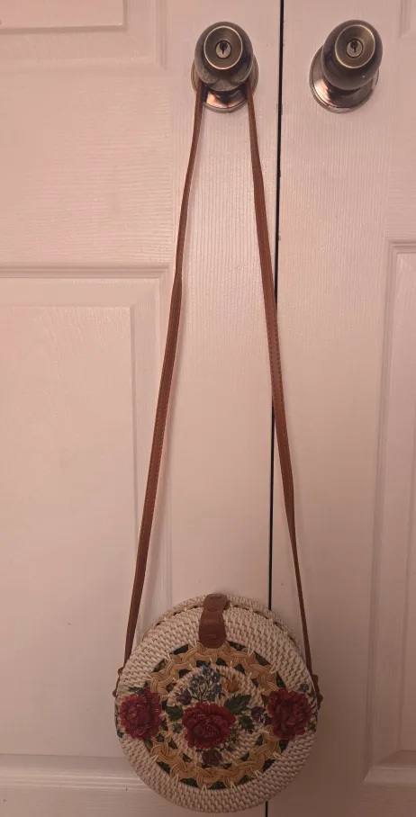 Woven Round Rattan Bag thumbnail