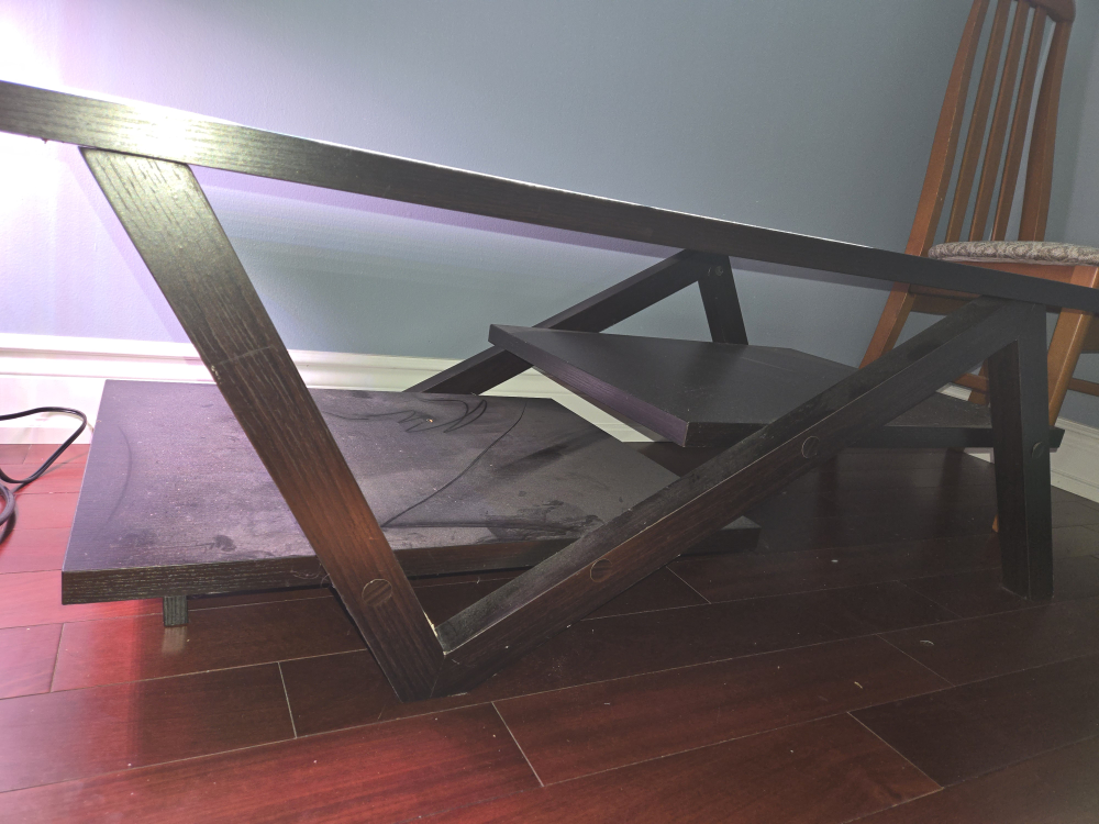 Dark Brown Coffee Table - photo 3