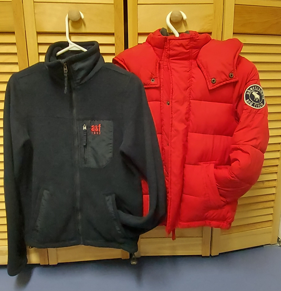 Abercrombie & Fitch Fleece & Puffer Jacket Bundle - photo 2