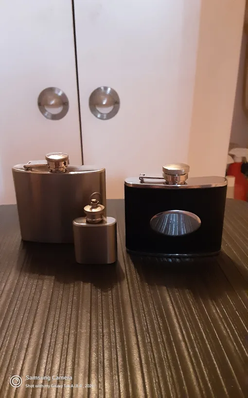 Set of 3 Stainless Steel Flasks thumbnail
