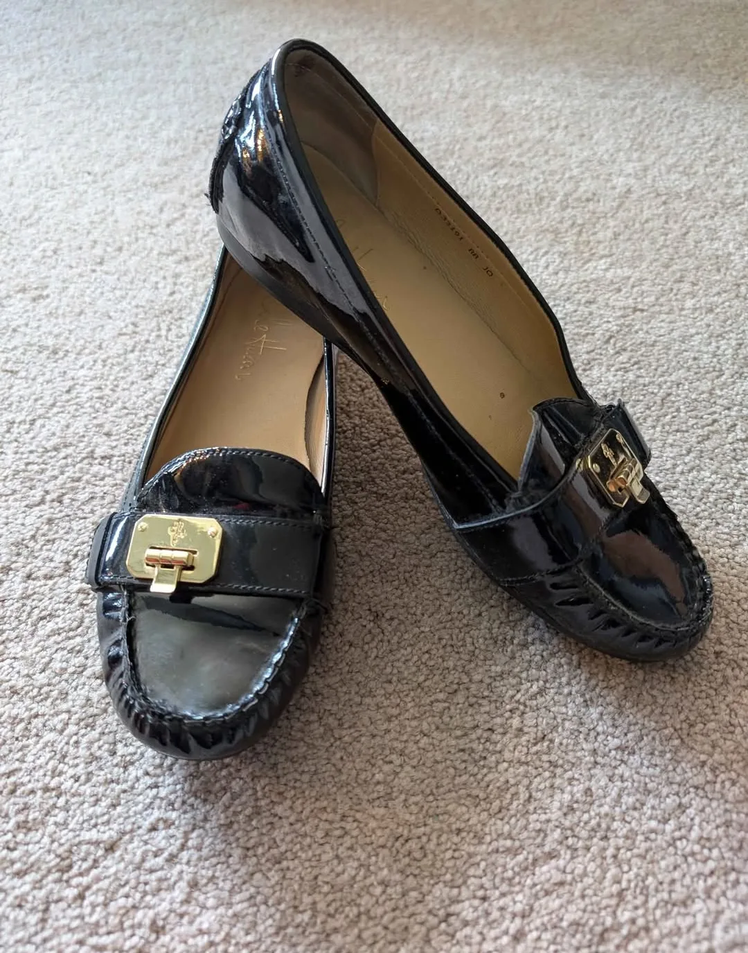 Patten Leather Slip on Shoes image indicator(2)