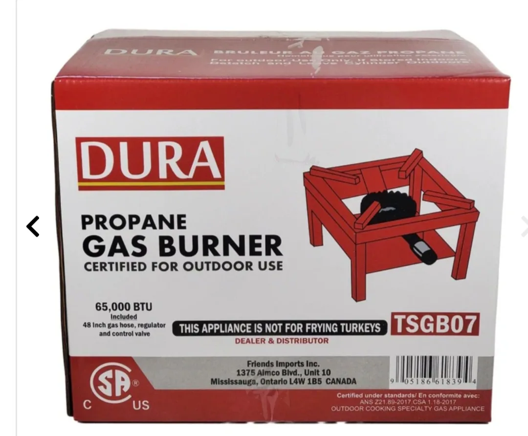 Dura Propane Gas Burner TSGB07 thumbnail