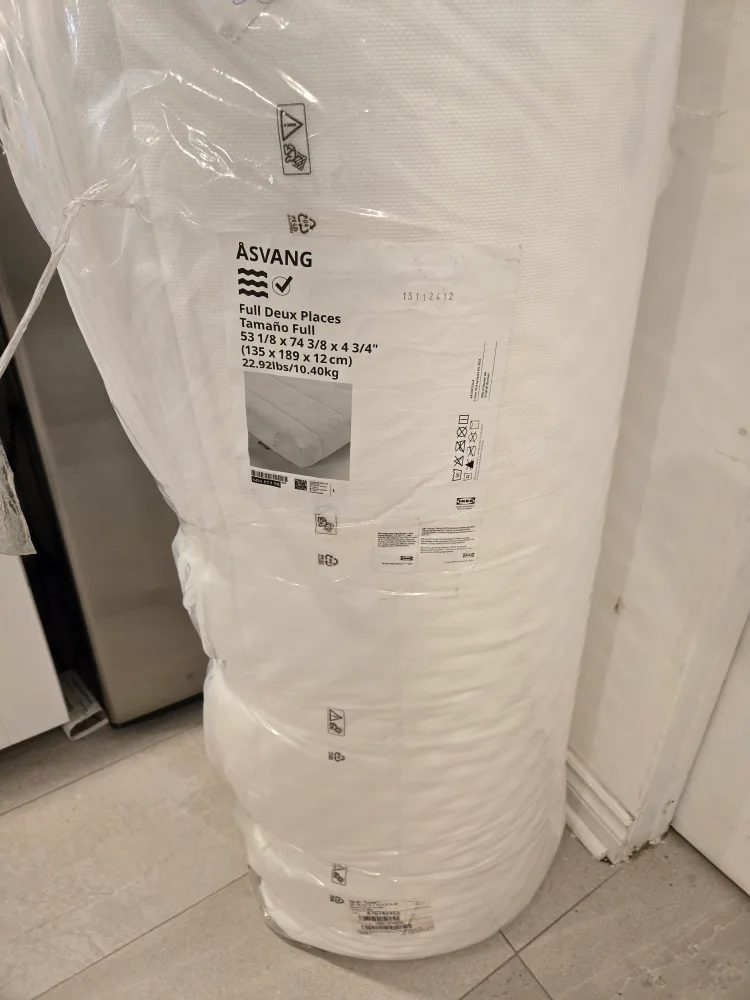 ÅSVANG Full Foam Mattress - New in Package thumbnail