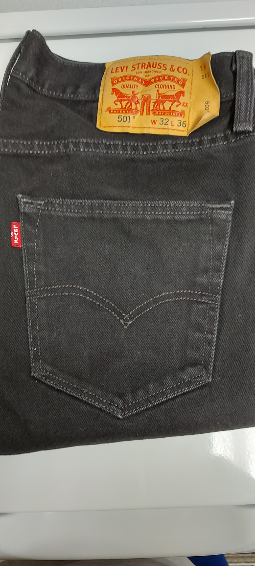 Levi's 501 Black Jeans - W32 L36 - photo 4