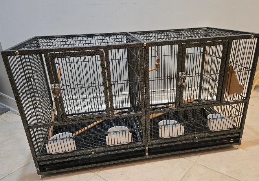 Large Double Bird Cage image indicator(2)