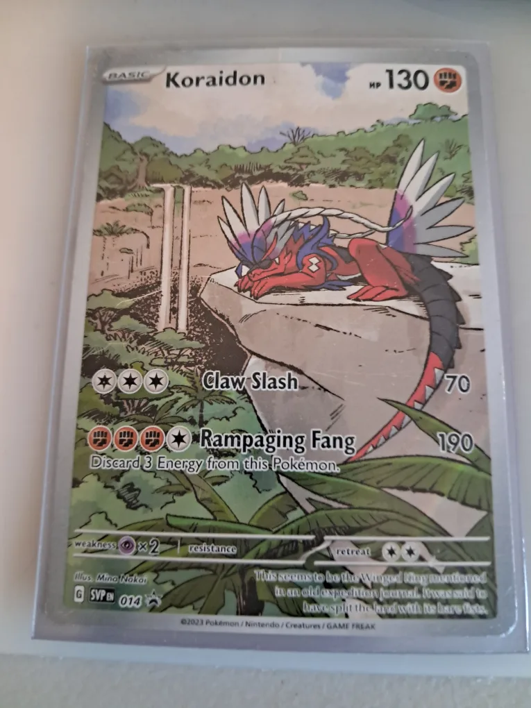 Koraidon Pokemon Card - Excellent Condition! thumbnail