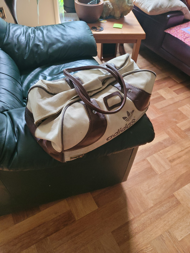 Adidas Beige & Brown Duffle Bag - photo 2