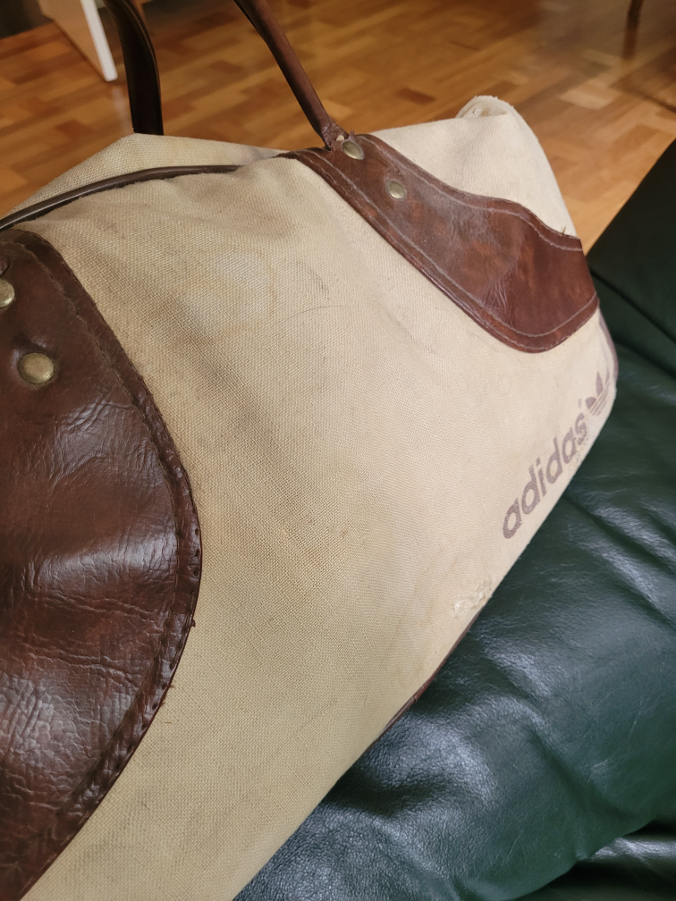 Adidas Beige & Brown Duffle Bag - photo 5