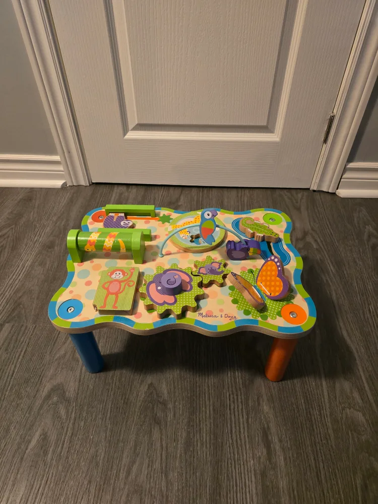 Melissa & Doug - Wooden Activity Table thumbnail