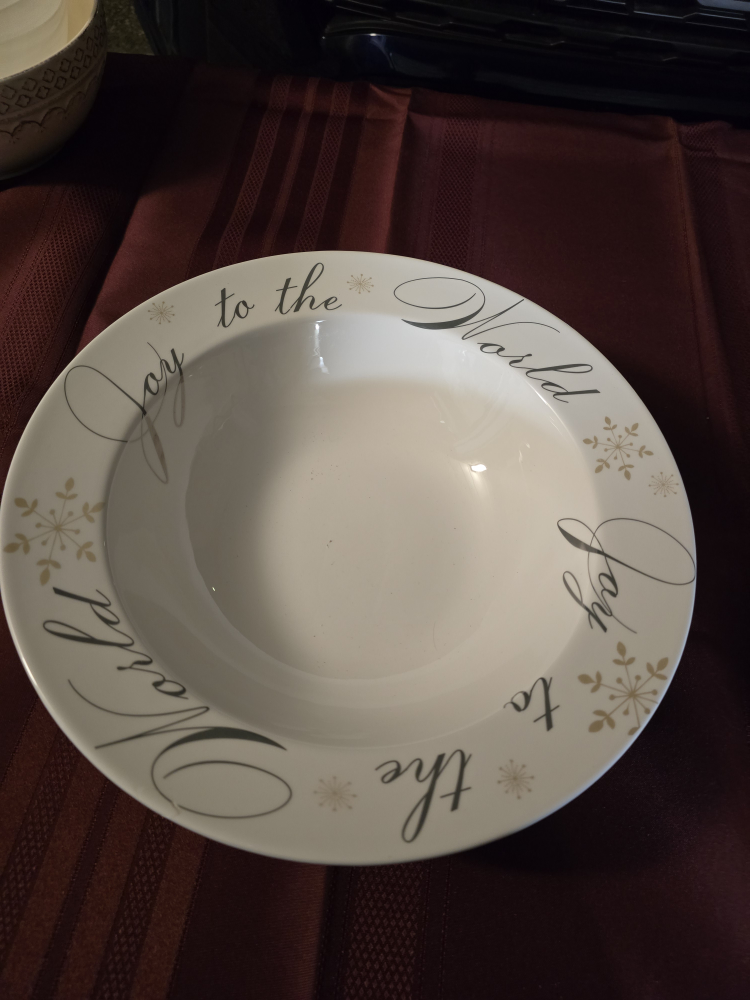 Joy to the World Serving Bowl