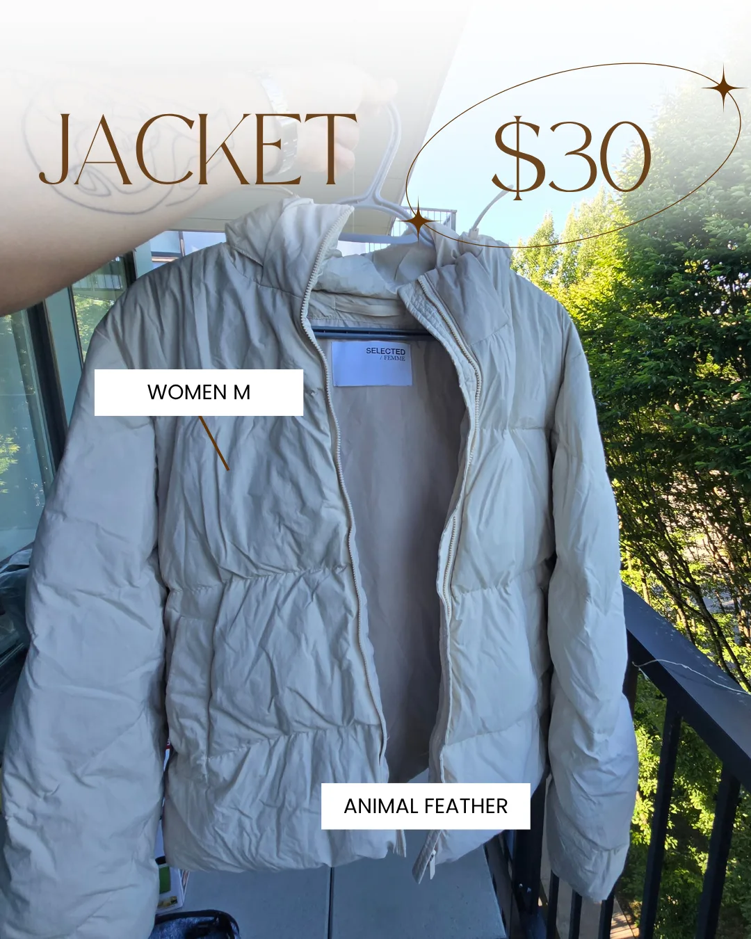 Feather made Jacket thumbnail